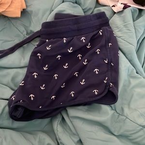 Blue anchor shorts !